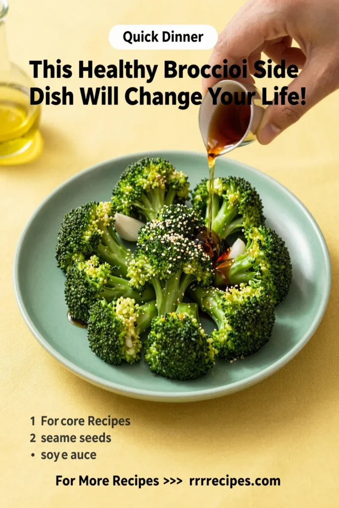 This Healthy Broccoli Side Dish Will Change Your Life!