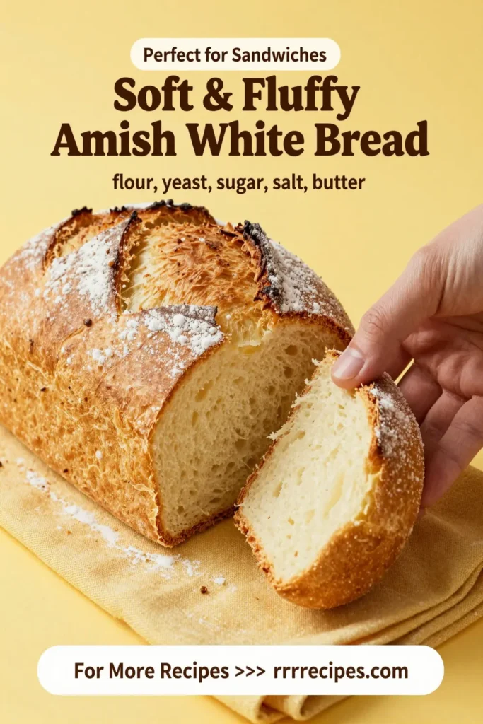 Soft & Fluffy Amish White Bread