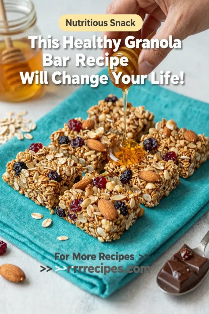 This Healthy Granola Bar Recipe Will Change Your Life!