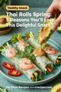 Thai Rolls Spring: 5 Reasons You'll Love This Delightful Snack