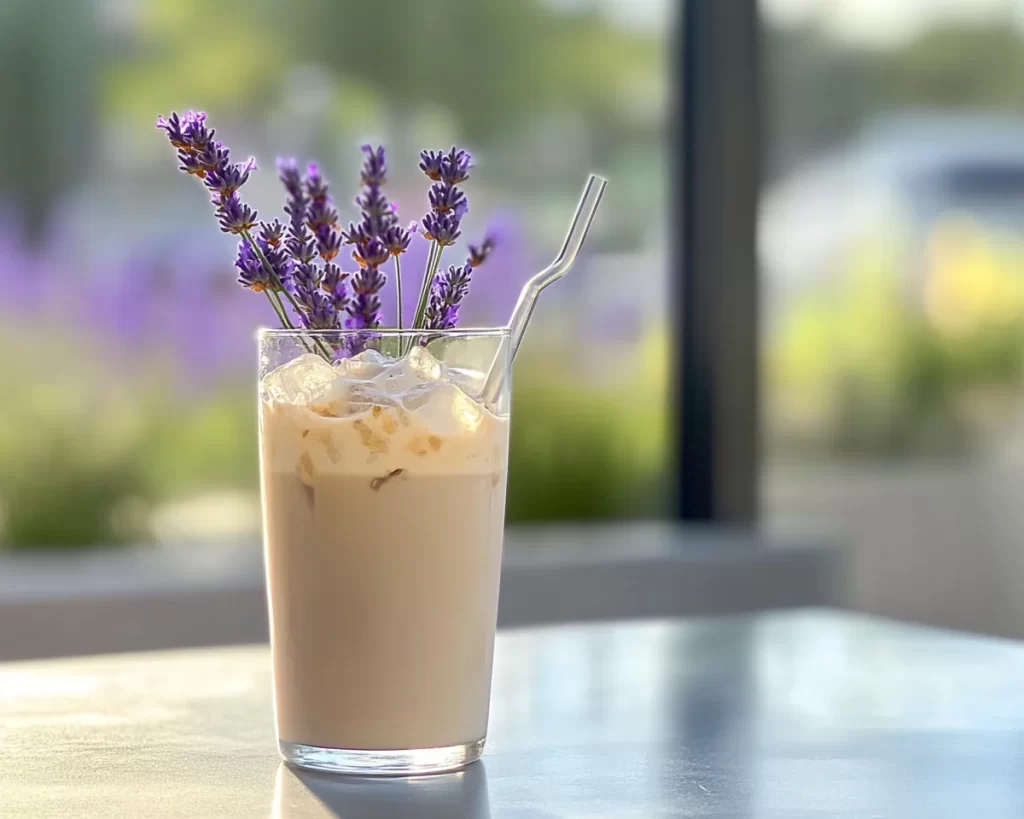 Starbucks Drinks: Iced Lavender Oat Milk Latte Copycat in 10 Minutes