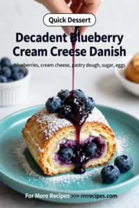 Decadent Blueberry Cream Cheese Danish