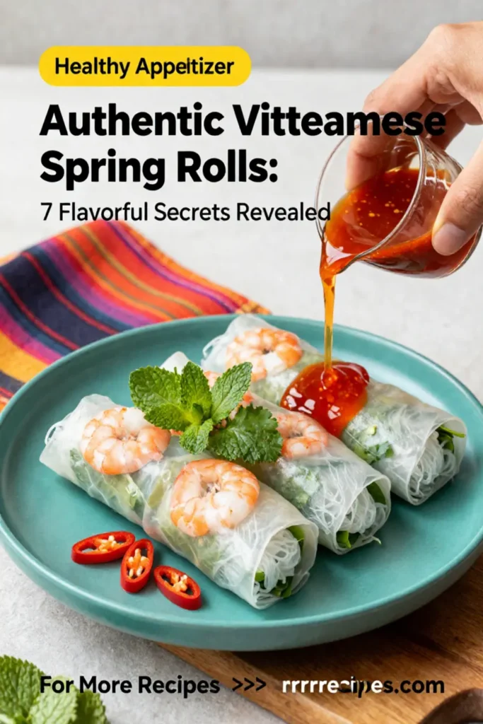 Authentic Vietnamese Spring Rolls: 7 Flavorful Secrets Revealed