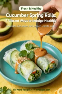 Cucumber Spring Rolls: 7 Vibrant Ways to Indulge Healthily