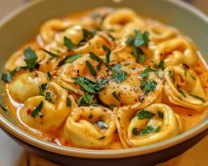 Easy Dinner Recipes: One Pot Creamy Tuscan Tortellini in 20 Minutes