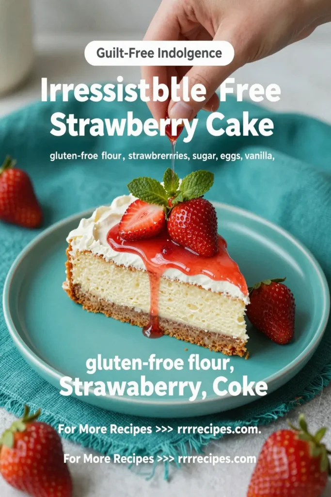 Irresistible Gluten Free Strawberry Cake