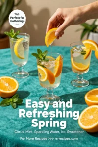 Easy and Refreshing Spring Alcoholic Drinks for Gatherings