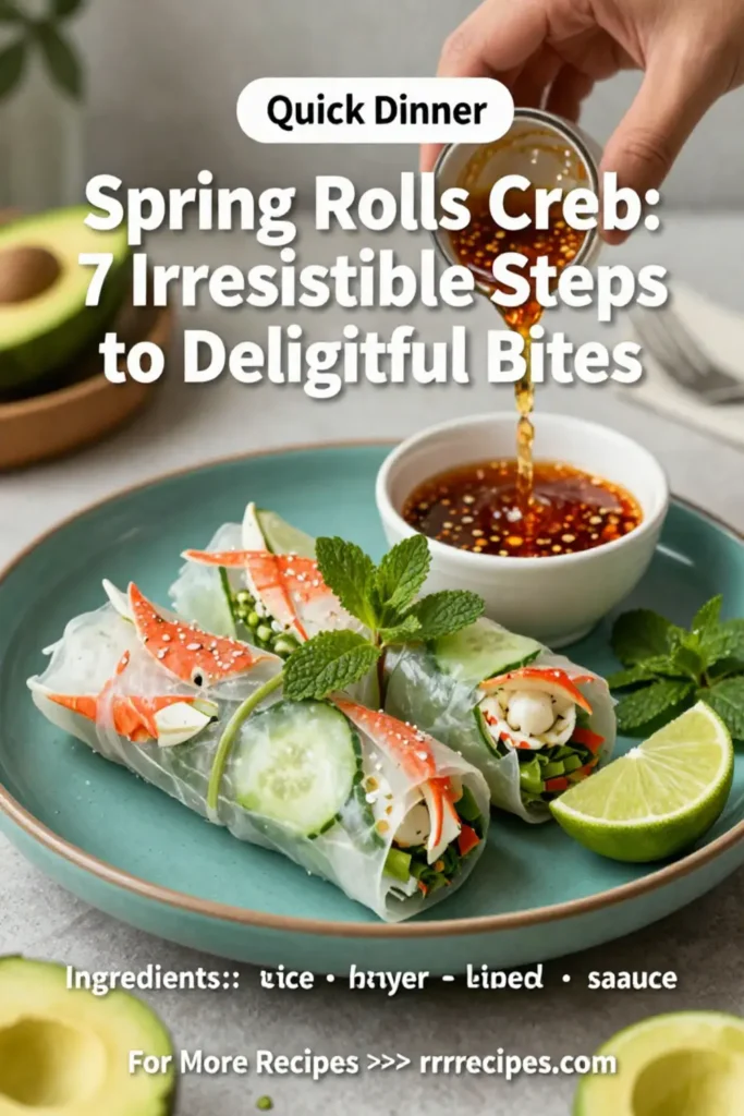 Spring Rolls Crab: 7 Irresistible Steps to Delightful Bites