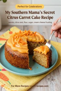 My Southern Mama'S Secret Citrus Carrot Cake Recipe!