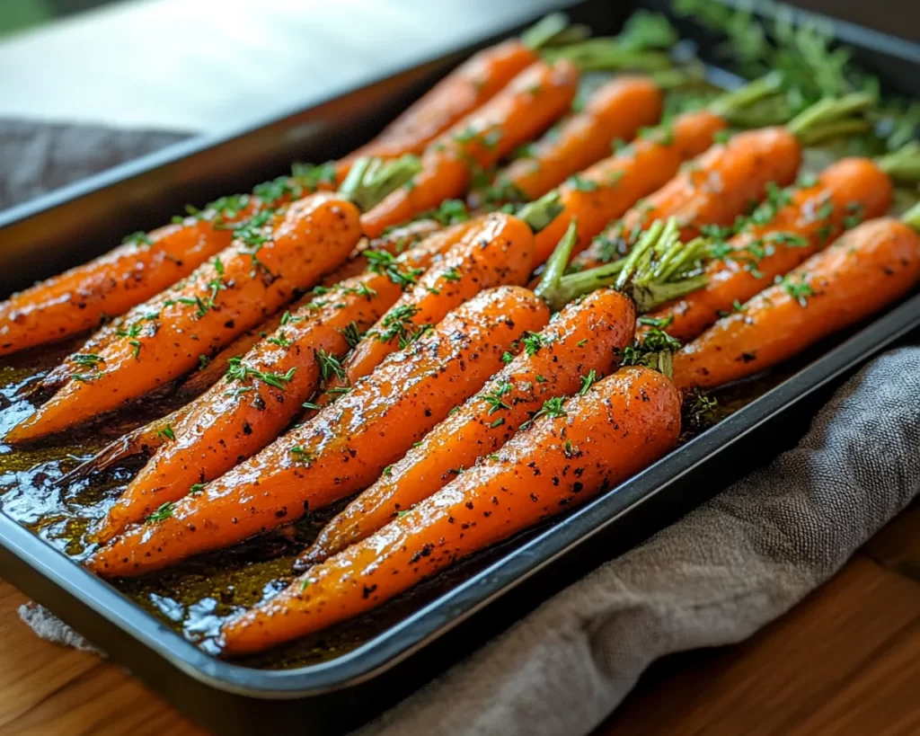 Easter Side Dishes: Honey Glazed Roasted Carrots for Easter Dinner in 25 Minutes