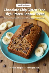 Chocolate Chip Gluten-Free High Protein Banana Bread