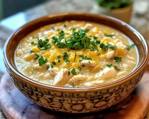 Crockpot Recipes: Crockpot White Chicken Chili With Cream Cheese in 10 Minutes Prep