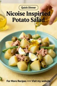 Potato Salad: Nicoise Inspired Potato Salad With Tuna and Olives in 25 Minutes