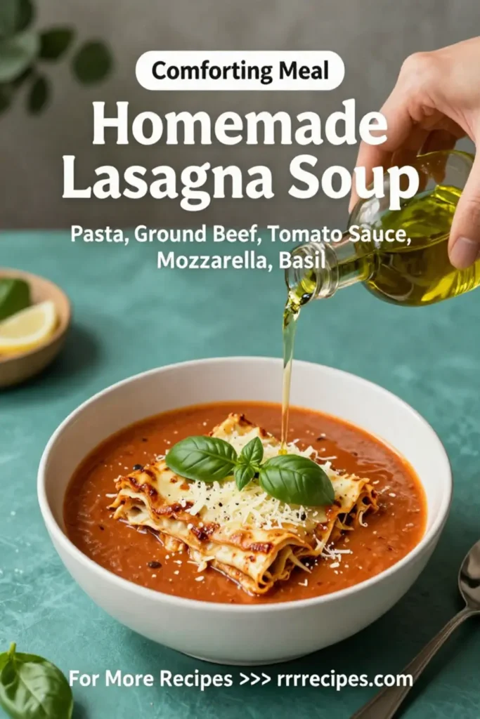 Homemade Lasagna Soup
