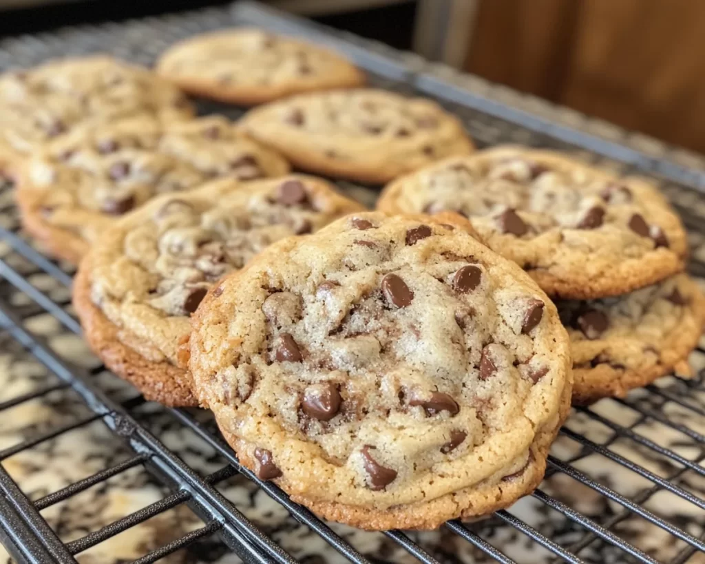 Chocolate Chip Cookies: Bakery Style Giant Chocolate Chip Cookies in 25 Minutes