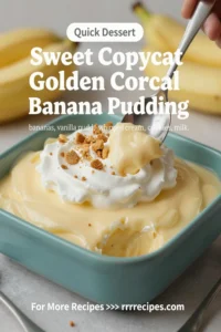Sweet Copycat Golden Corral Banana Pudding