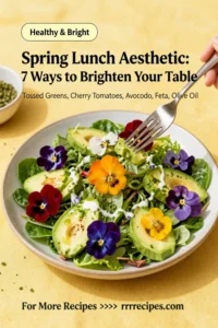 Spring Lunch Aesthetic: 7 Ways to Brighten Your Table