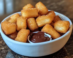 Cinco de Mayo: Churro Bites With Chocolate Dipping Sauce in 25 Minutes