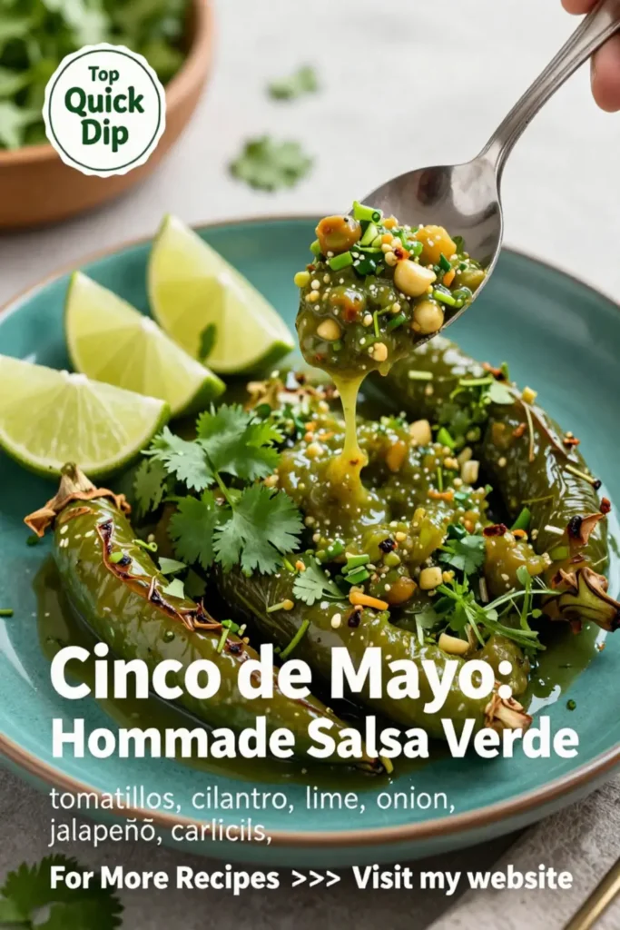 Cinco de Mayo: Homemade Salsa Verde With Roasted Tomatillos in 15 Minutes