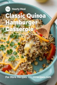 Classic Quinoa Hamburger Casserole