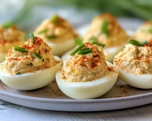 Deviled Eggs: Crab and Old Bay Deviled Eggs for Seafood Lovers in 25 Minutes