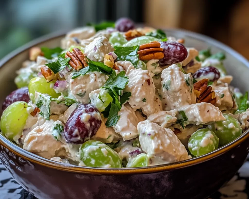 Chicken Salad Recipe: Grape and Pecan Chicken Salad With Greek Yogurt in 10 Minutes