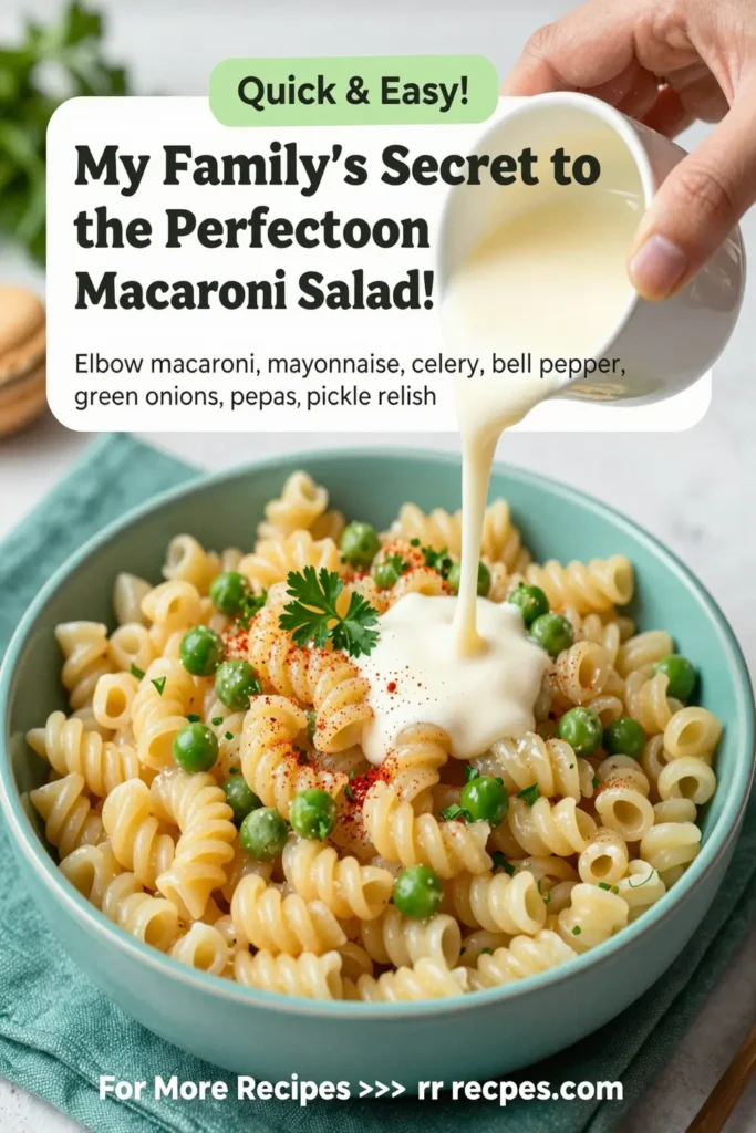 My Family'S Secret To The Perfect Macaroni Salad!