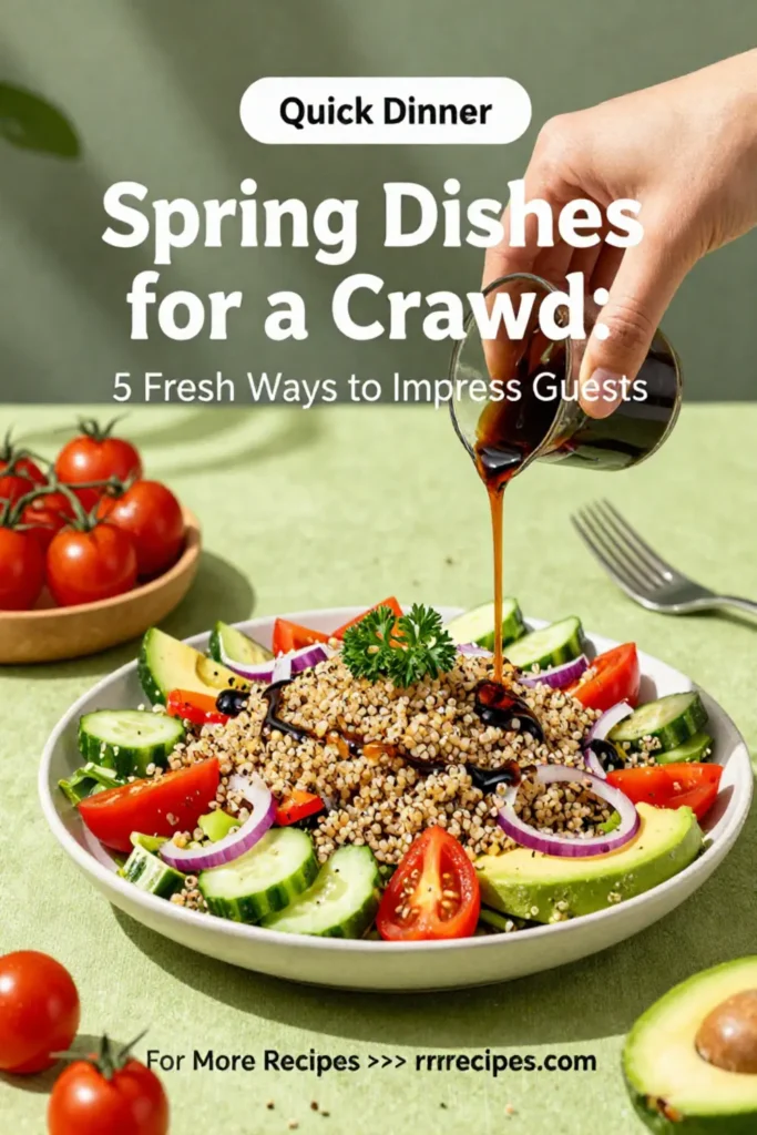 Spring Dishes for a Crowd: 5 Fresh Ways to Impress Guests