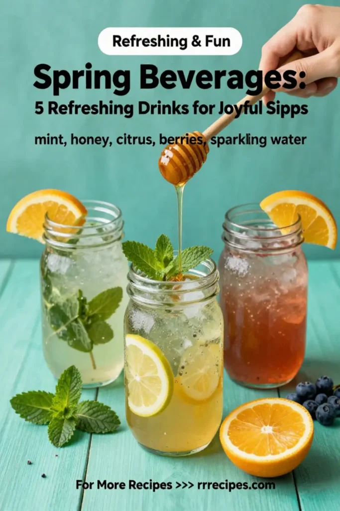 Spring Beverages: 5 Refreshing Drinks for Joyful Sips