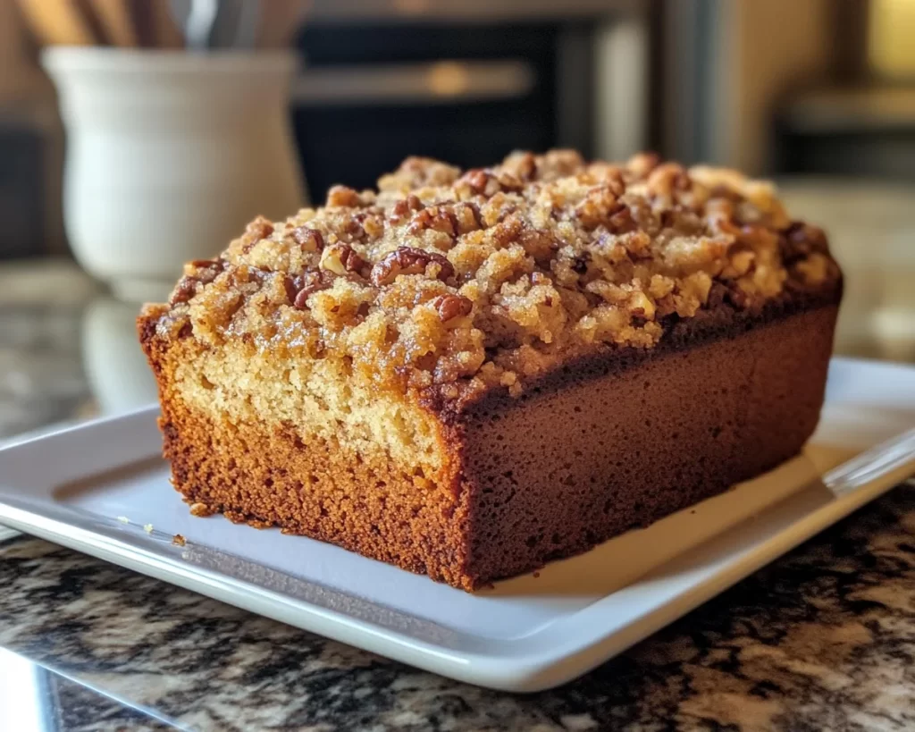 Banana Bread: Brown Sugar Pecan Banana Bread With Streusel Topping in 40 Minutes