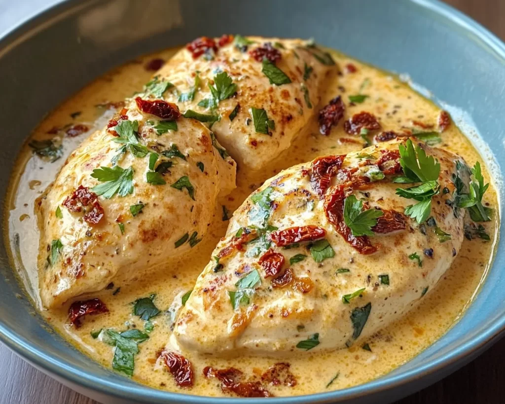 Easy Dinner Recipes: Creamy Marry Me Chicken With Sun Dried Tomatoes in 25 Minutes
