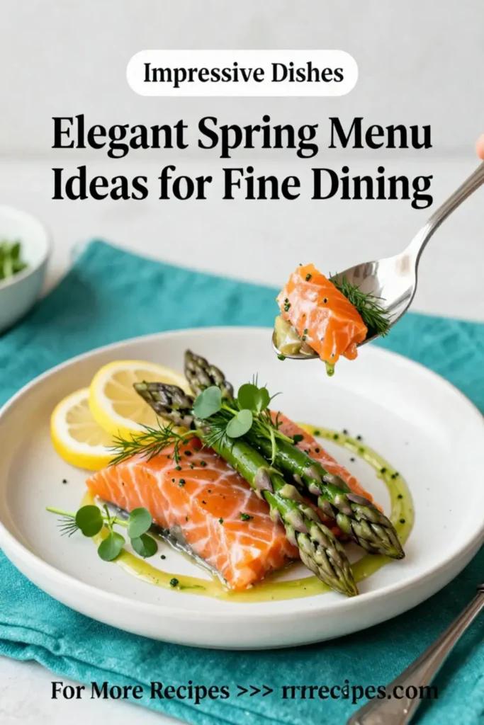 Elegant Spring Menu Ideas for Fine Dining: 5 Impressive Dishes