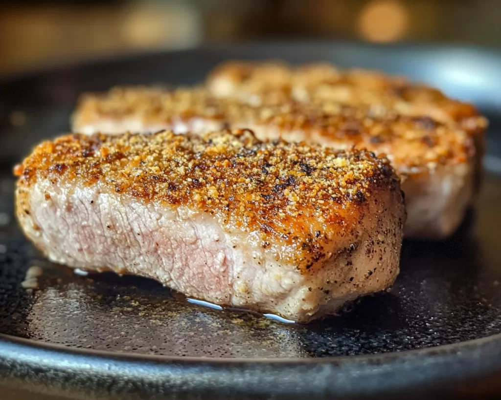 Pork Chop Recipes: Air Fryer Parmesan Crusted Pork Chops in 15 Minutes