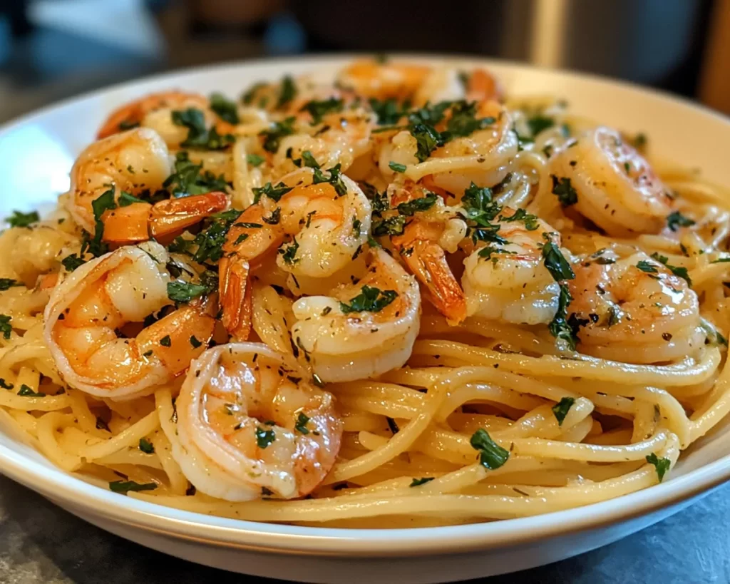 Easy Dinner Recipes: Garlic Butter Shrimp Pasta in 20 Minutes