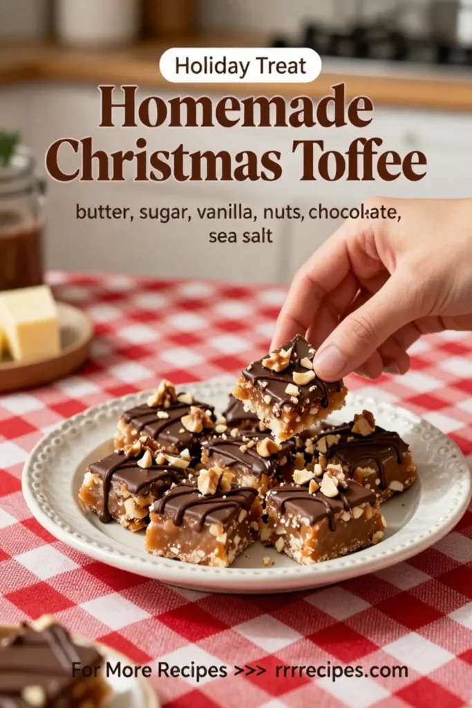 Homemade Christmas Toffee