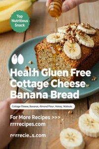 Healthy Gluten Free Cottage Cheese Banana Bread