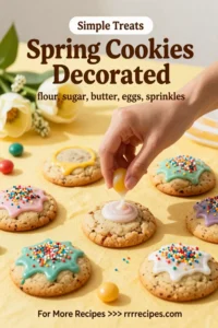 Spring Cookies Decorated Simple for a Cheerful Celebration