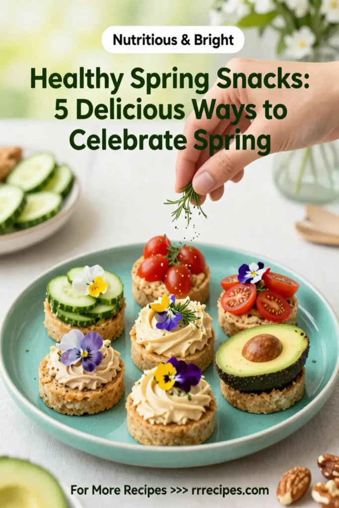 Healthy Spring Snacks: 5 Delicious Ways to Celebrate Spring