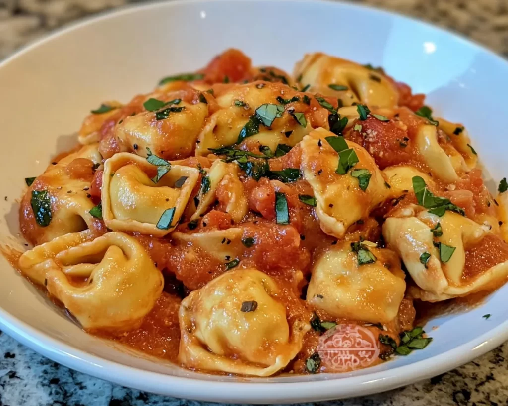 Easy Recipes: 5 Ingredient Creamy Tomato Basil Tortellini in 20 Minutes