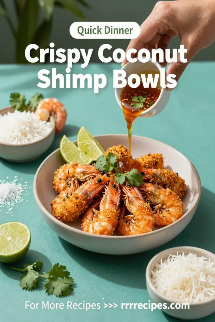 Crispy Coconut Shrimp Bowls