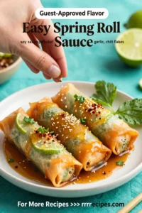 Easy Spring Roll Sauce: 5 Reasons It Will Wow Your Guests