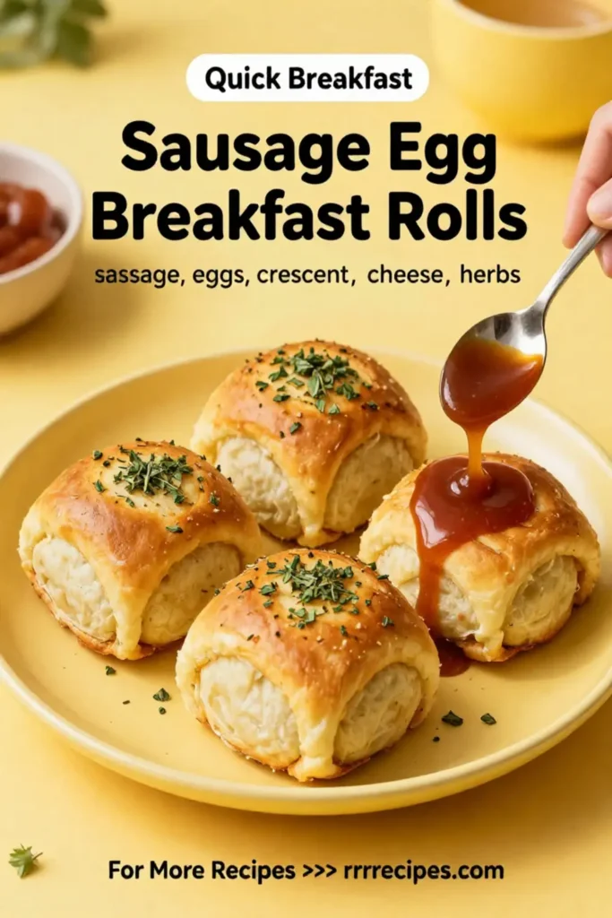 Sausage Egg Breakfast Rolls