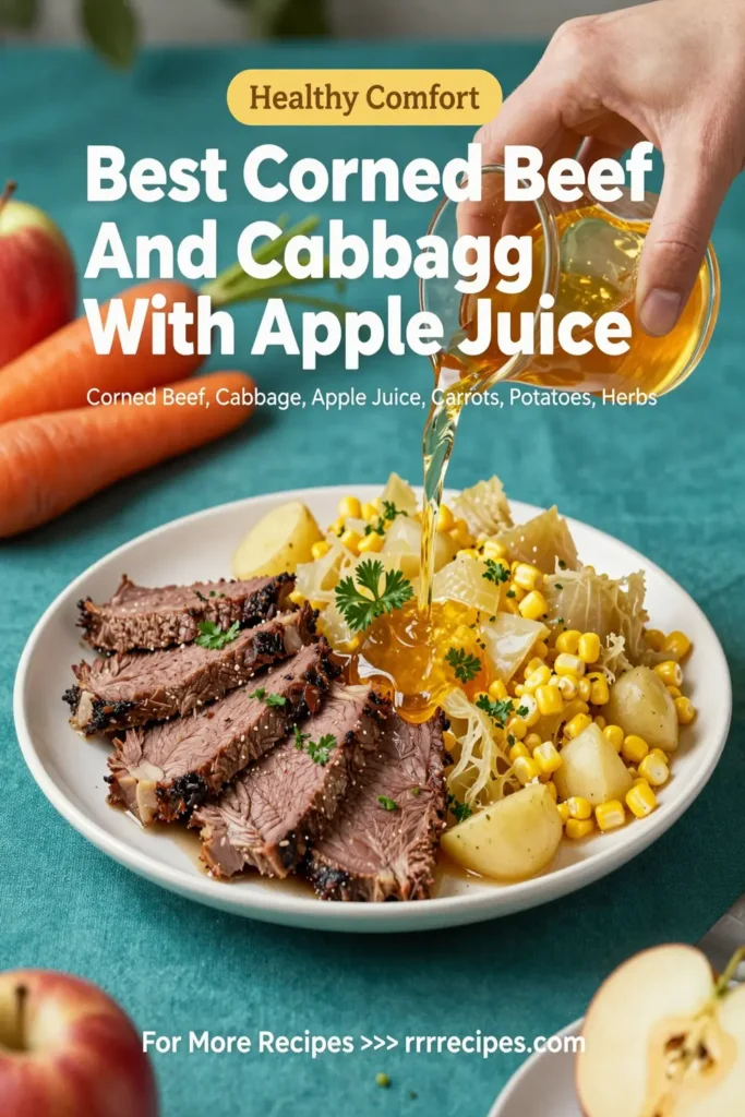 Best Corned Beef And Cabbage With Apple Juice