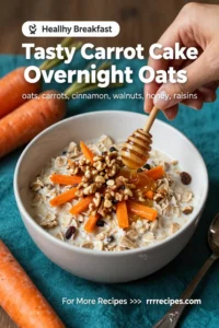 Tasty Carrot Cake Overnight Oats