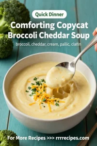 Comforting Copycat Panera Broccoli Cheddar Soup