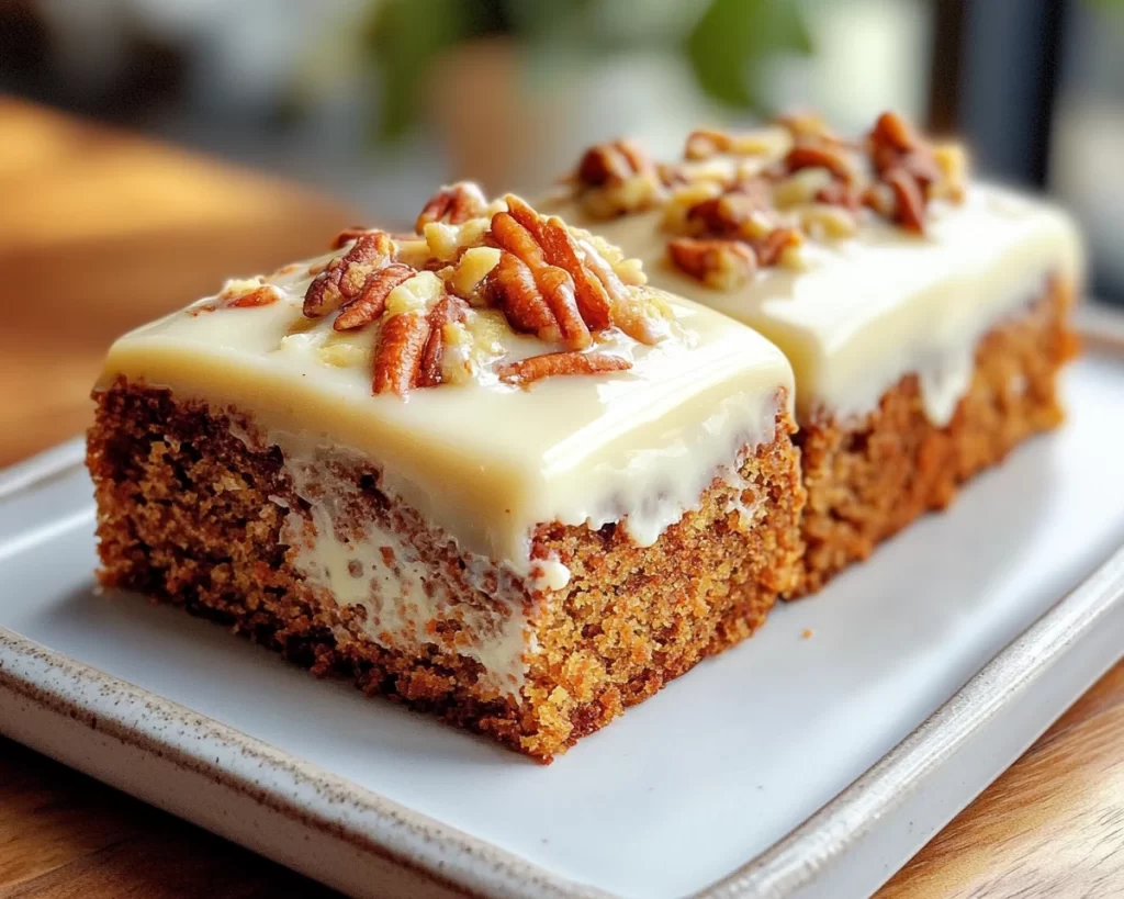 Carrot Cake: Mini Carrot Cake Loaves With Cream Cheese Glaze in 30 Minutes
