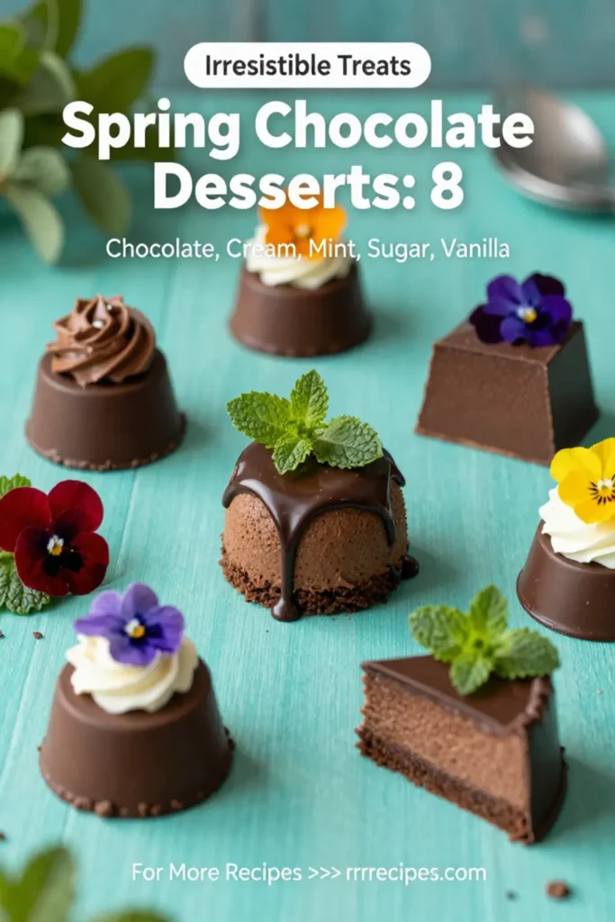 Spring Chocolate Desserts: 8 Irresistible Treats to Indulge