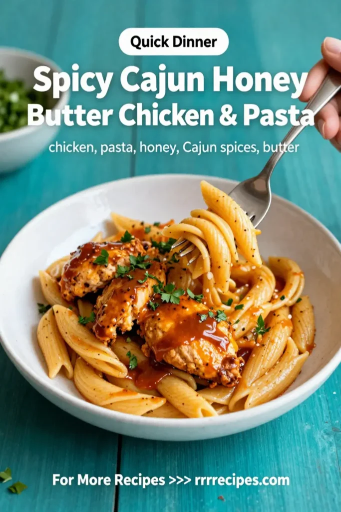 Spicy Cajun Honey Butter Chicken & Pasta