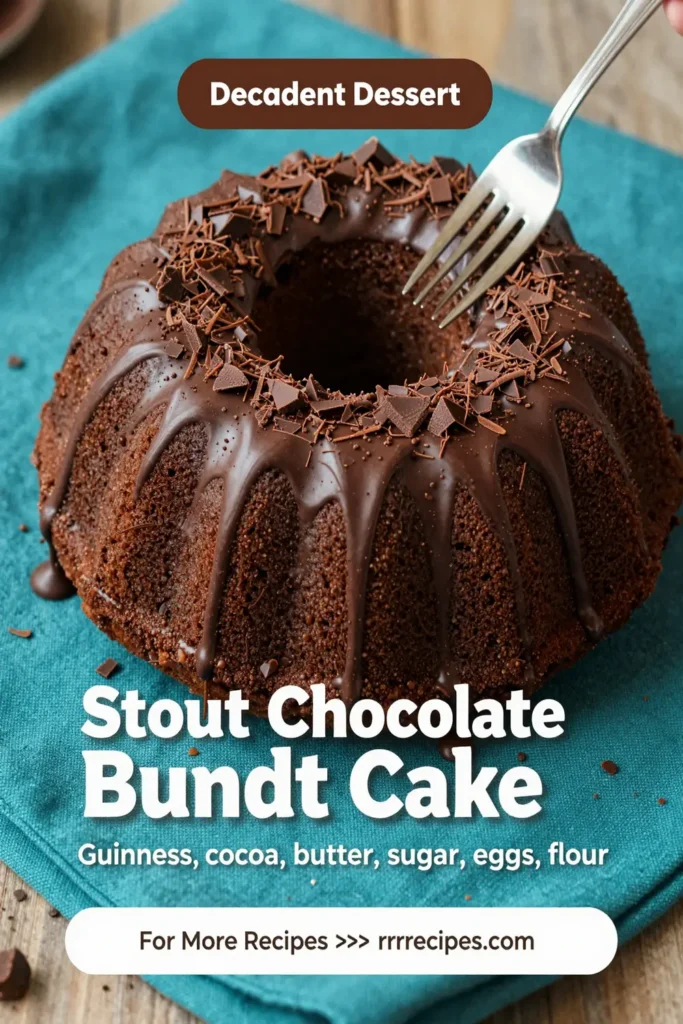 Stout Chocolate Guinness Bundt Cake