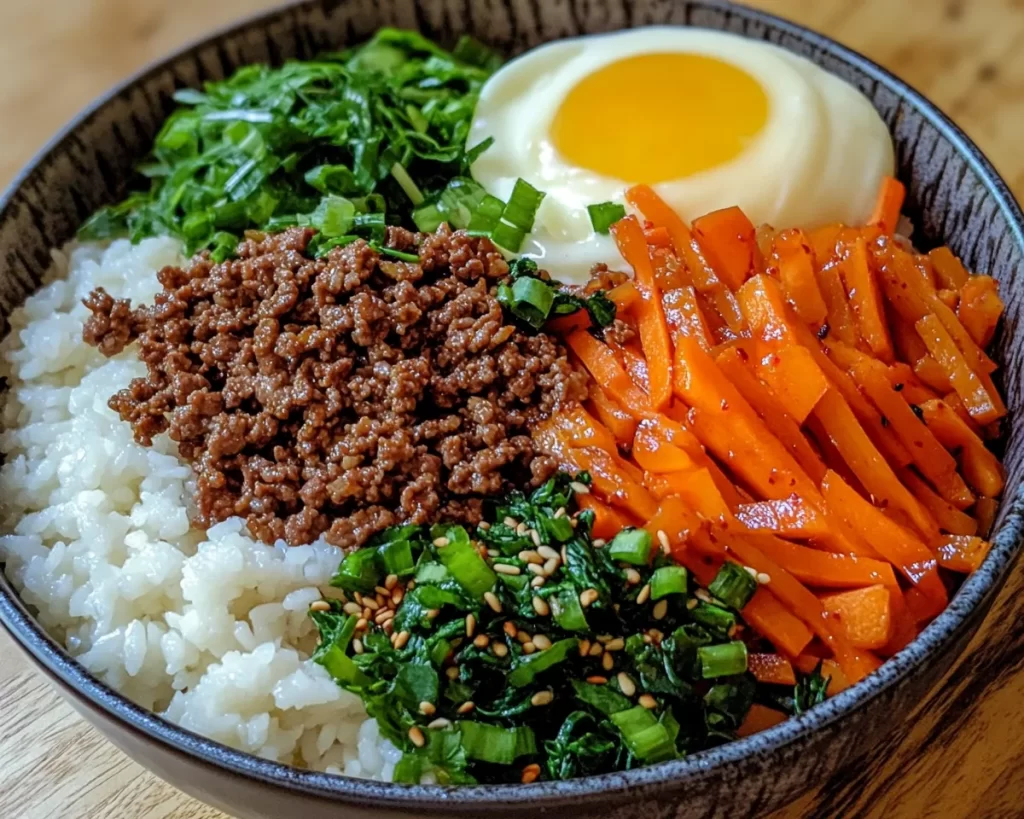 Ground Beef Recipes: Korean Ground Beef Bowl With Sticky Soy Sauce in 20 Minutes